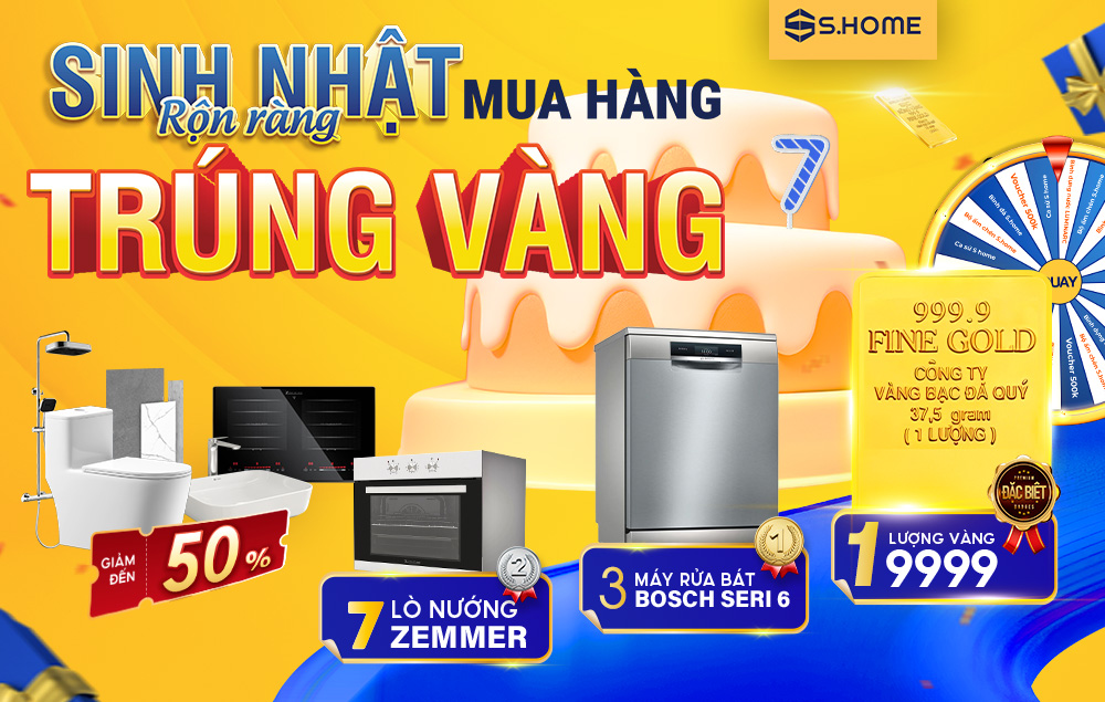 🎊 SINH NHẬT RỘN RÀNG - MUA HÀNG TRÚNG VÀNG 🎊